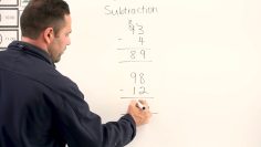 Numeracy – How to do Vertical Subtraction
